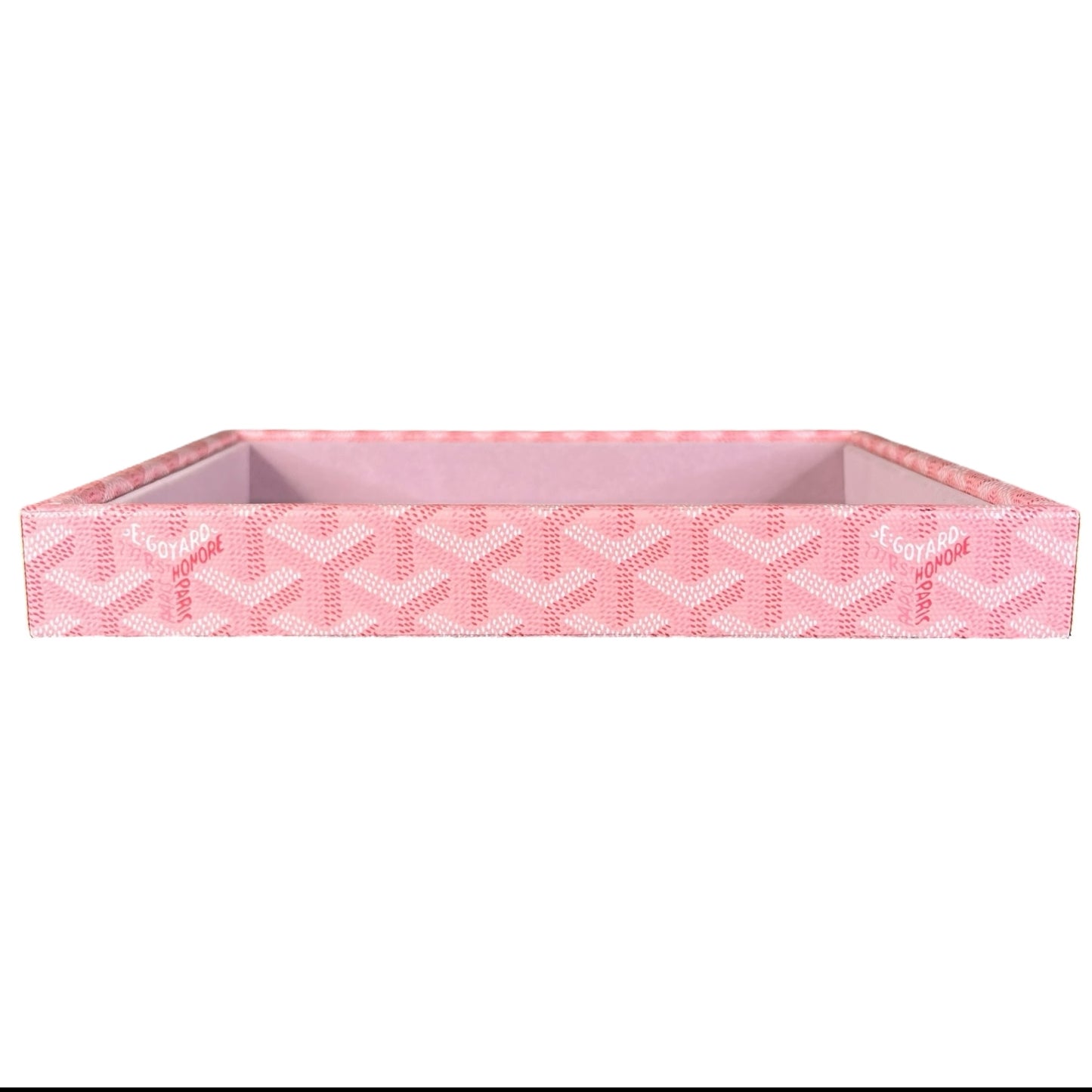 Canvas Wrapped Valet Tray (Pink MG)