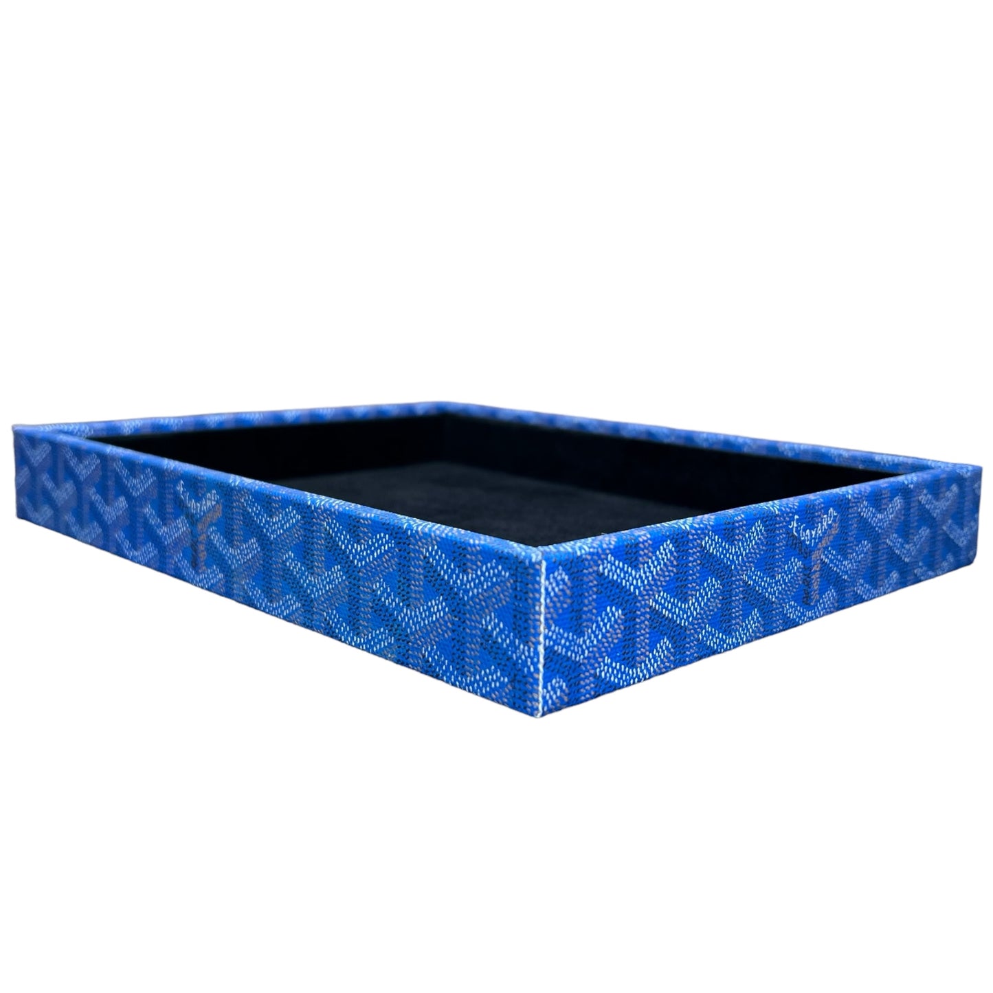 Canvas Wrapped Valet Tray (Sky Blue MG)