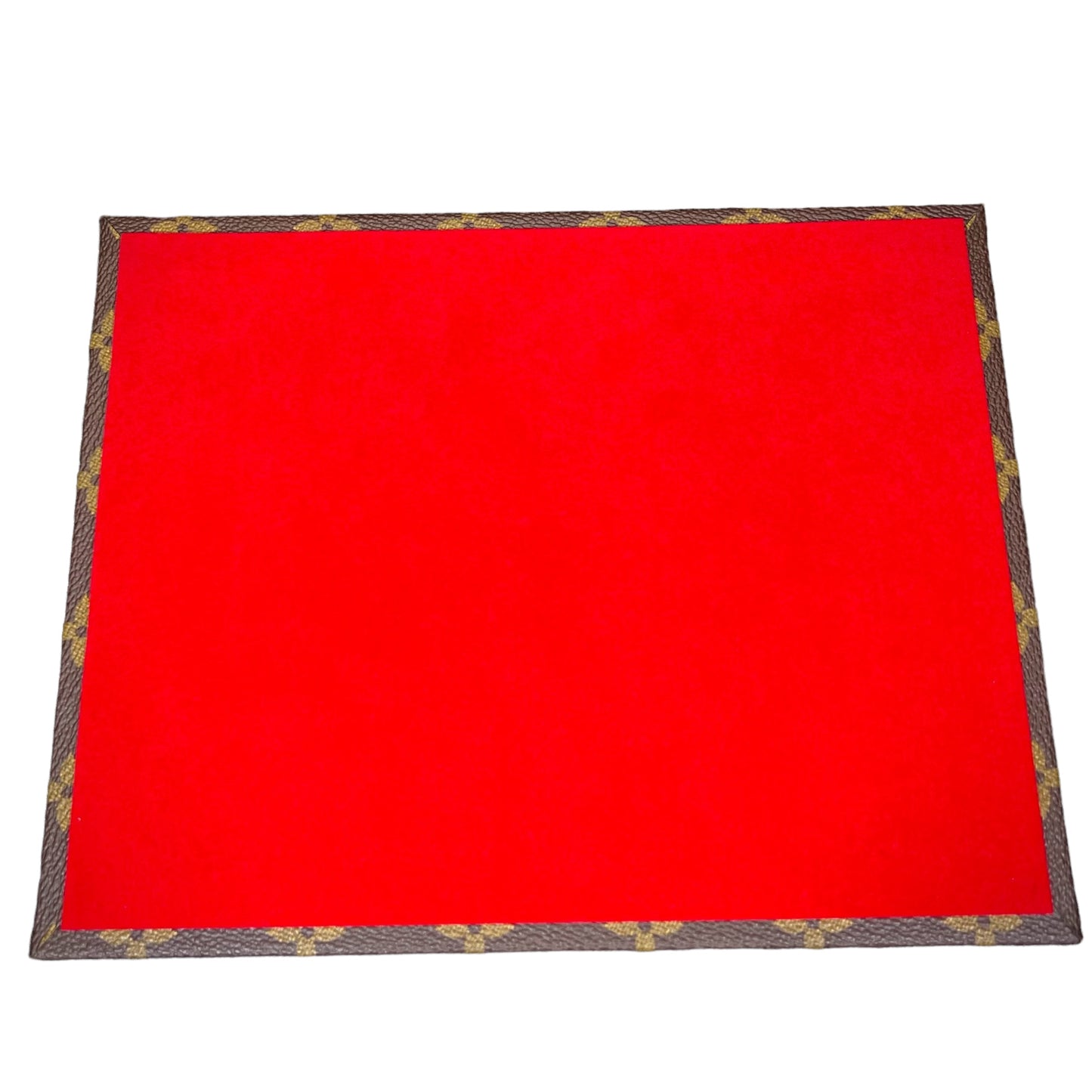 Canvas Wrapped Display Tray (Brown Monogram)