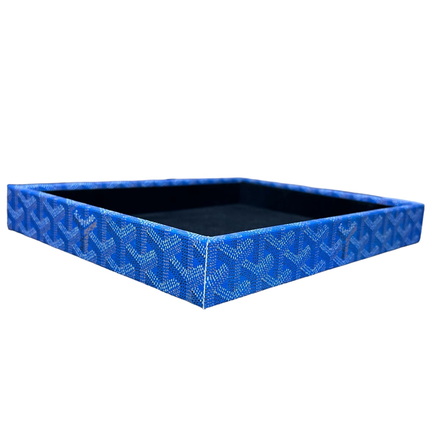 Canvas Wrapped Valet Tray (Sky Blue MG)