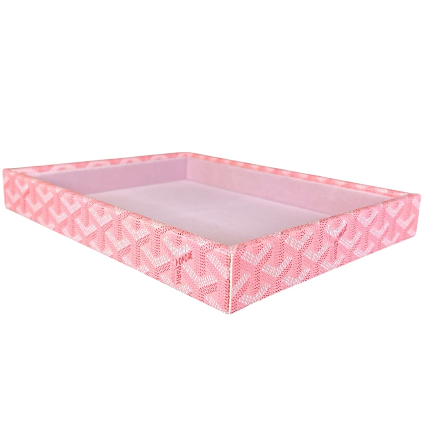 Canvas Wrapped Valet Tray (Pink MG)