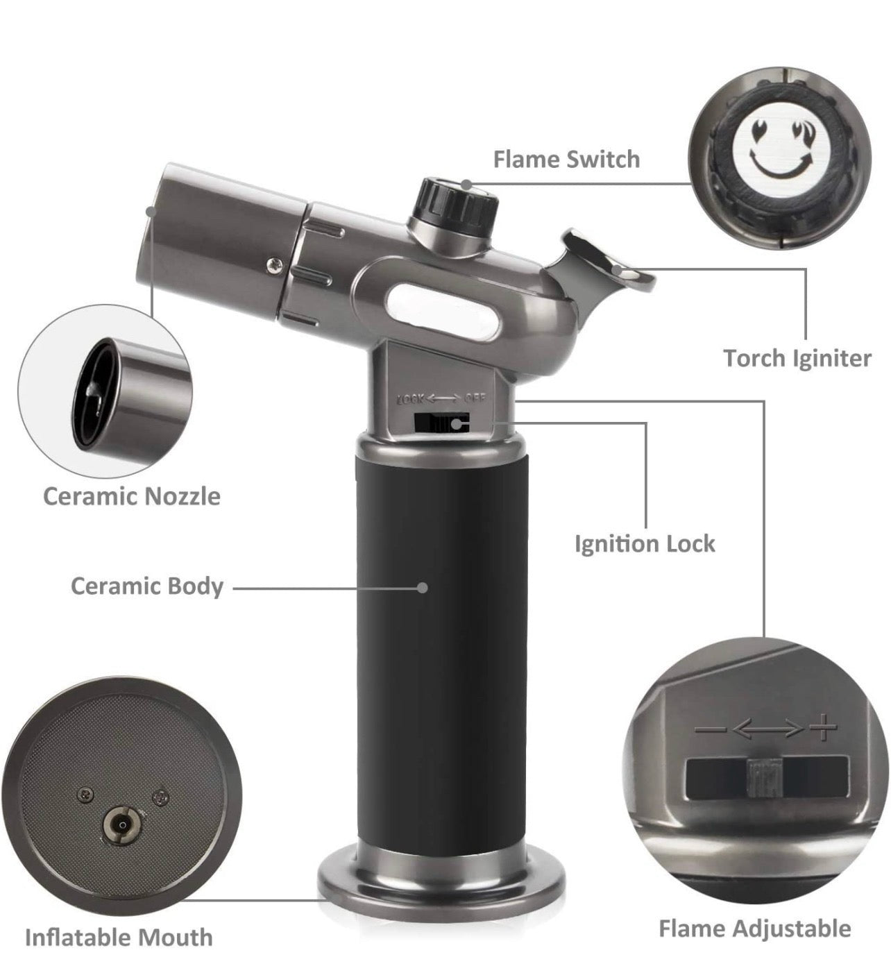 Butane Torch (Brown Monogram)