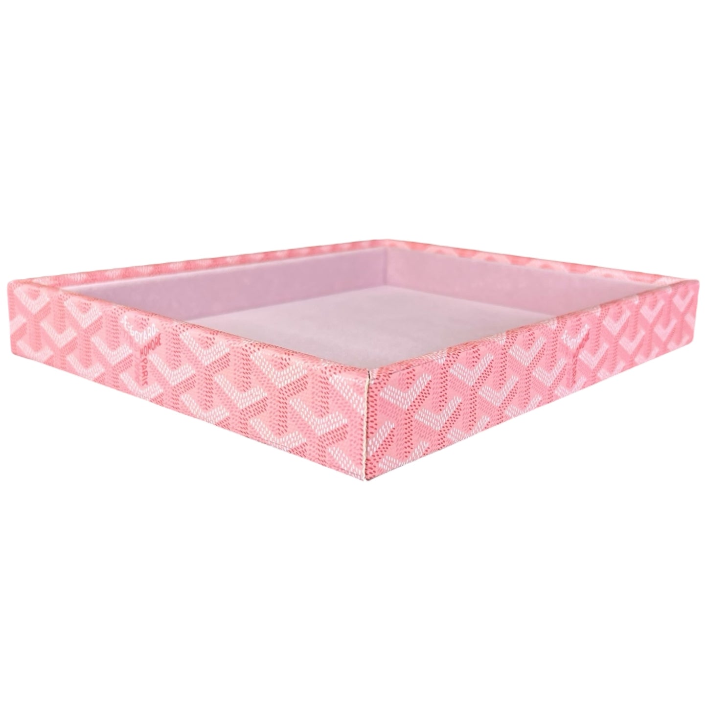 Canvas Wrapped Valet Tray (Pink MG)