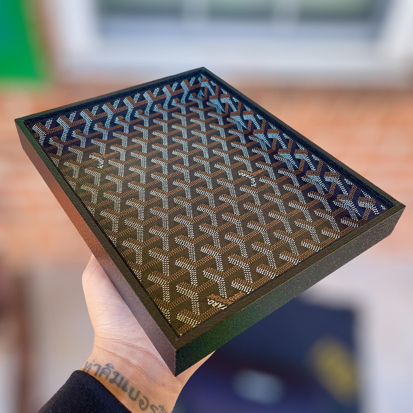 Brown MG Valet Tray
