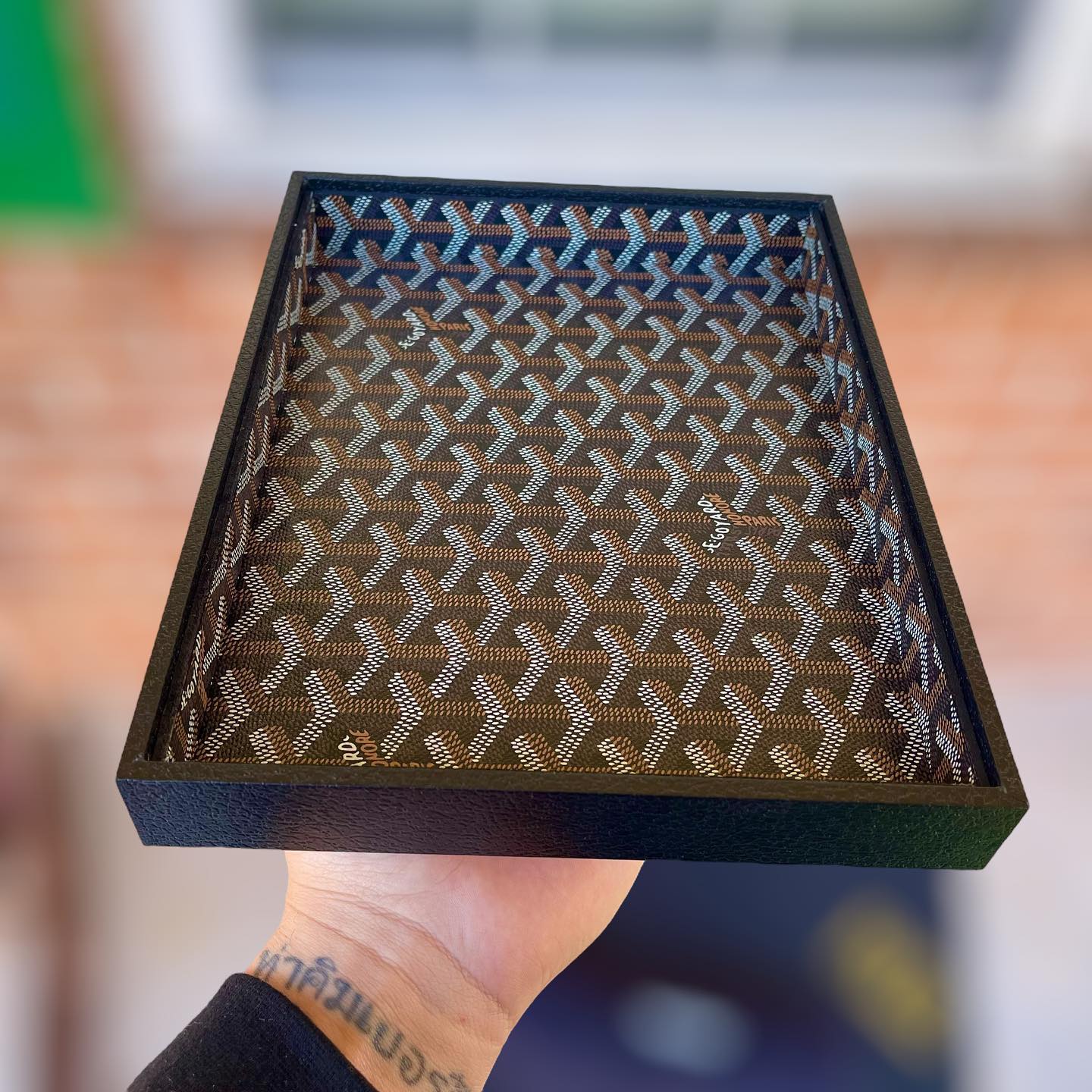 Brown MG Valet Tray