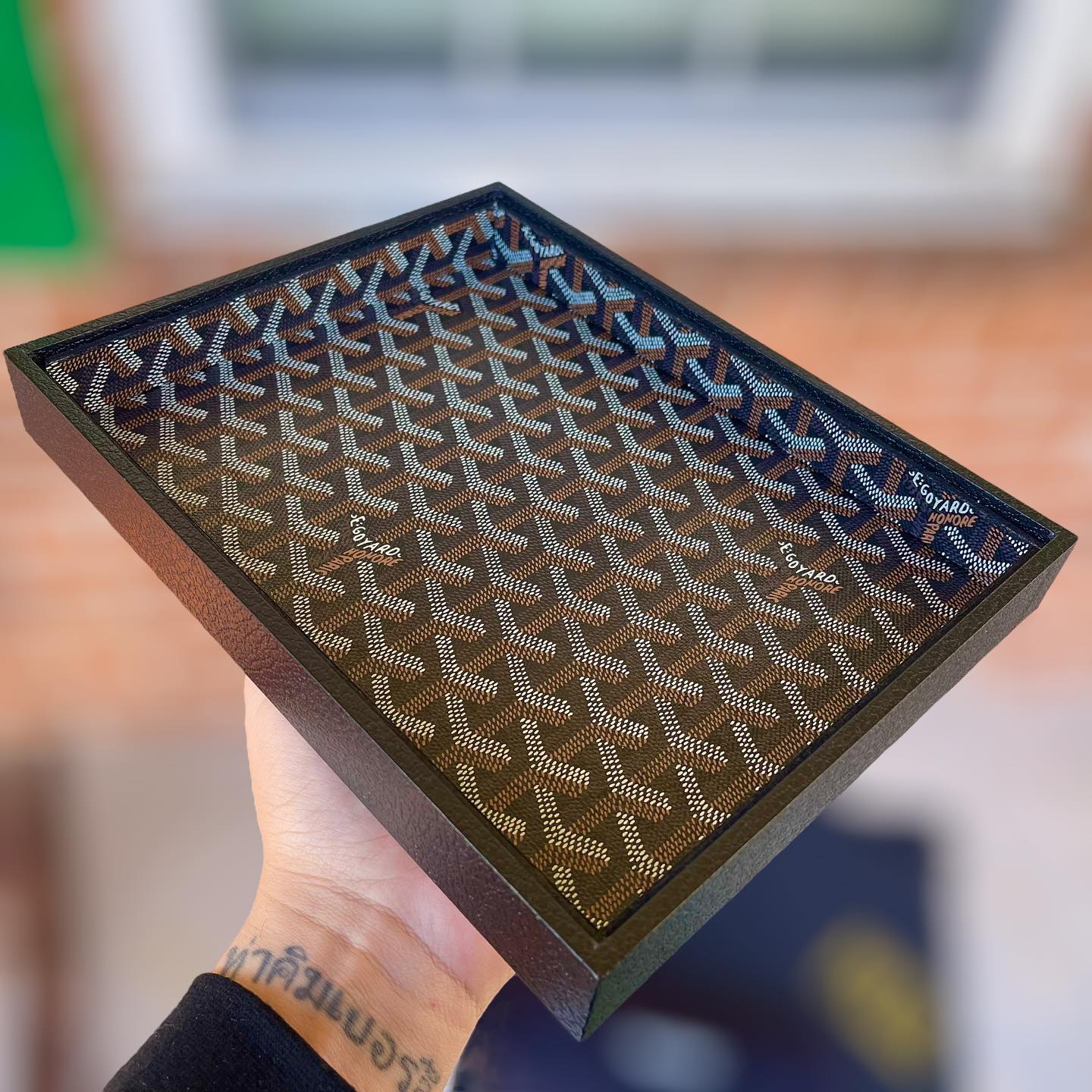 Brown MG Valet Tray