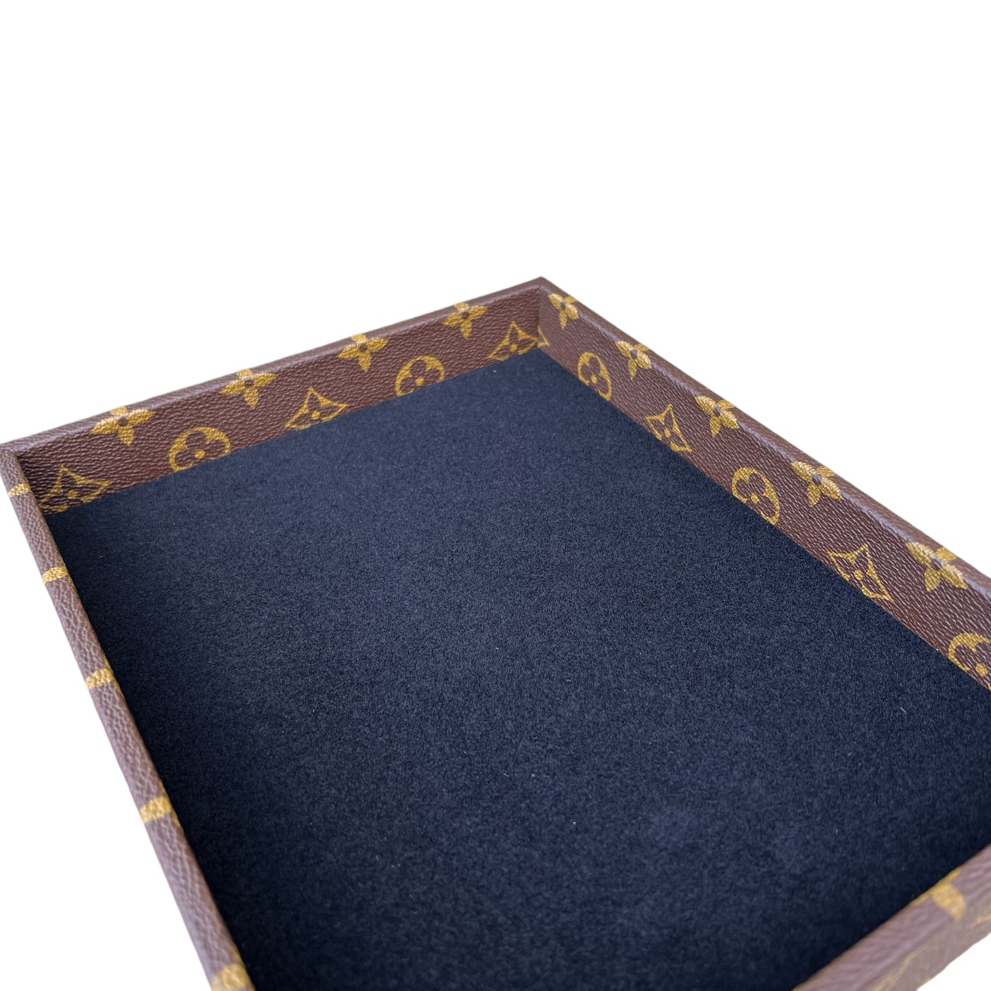 VIP Valet Tray(Brown Monogram)